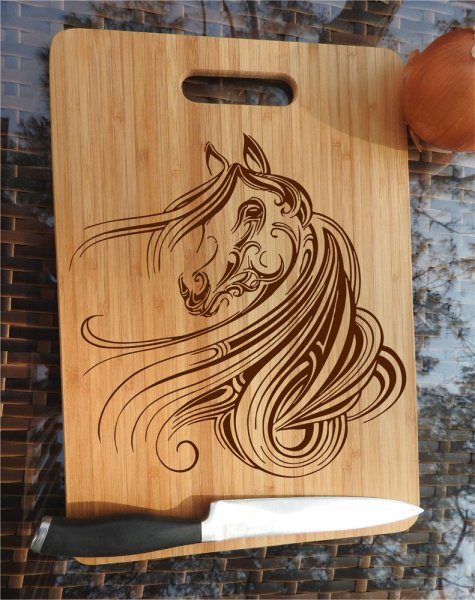 Доска разделочная с Выжиганием