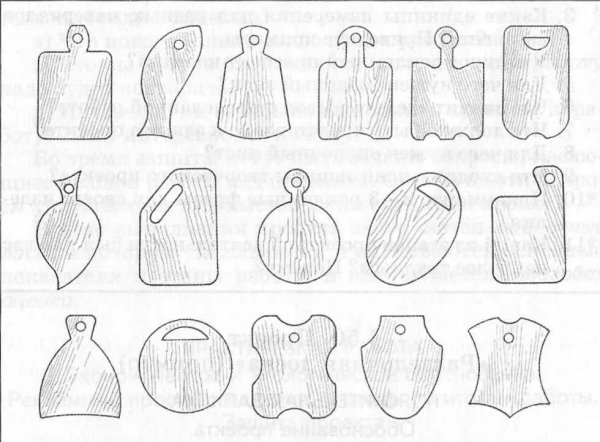 Разделочная доска на прозрачном фоне