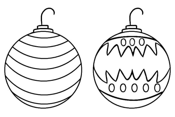 Елочные шары для рисования