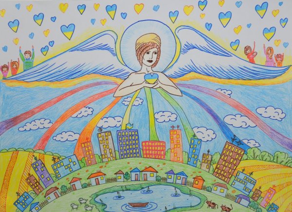 Рисование на тему дети против терроризма