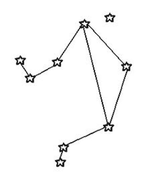 Созвездие весы схема по точкам