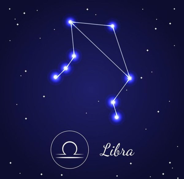 Созвездие весы на небе