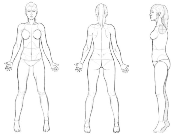 Референсы женского тела