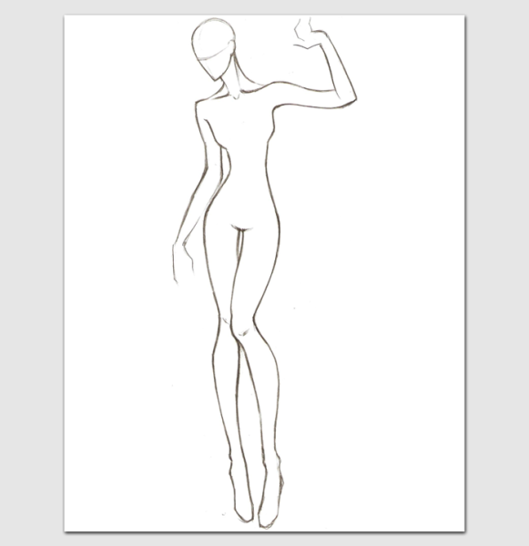 Пропорции человека в полный рост референс