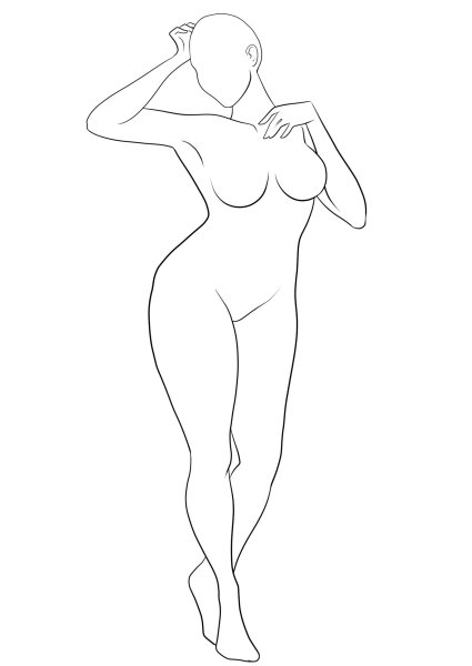 Эскиз персонажа для моделирования