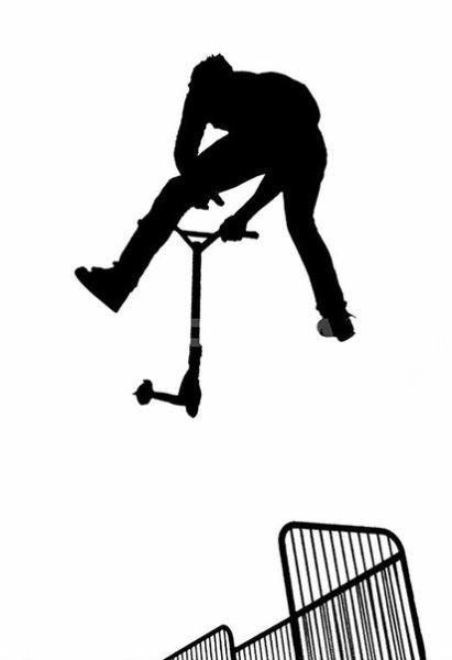 Самокат силуэт