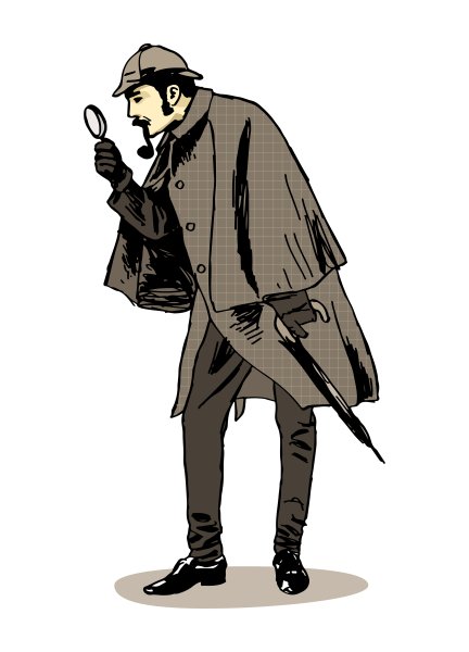 Шерлок Холмс и доктор Ватсон в полный рост