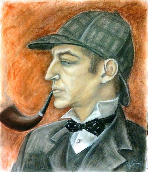 Портрет Шерлока Холмса