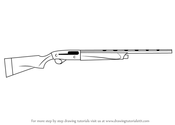 Раскраска дробовик