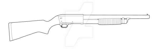 Дробовик из картона чертежи