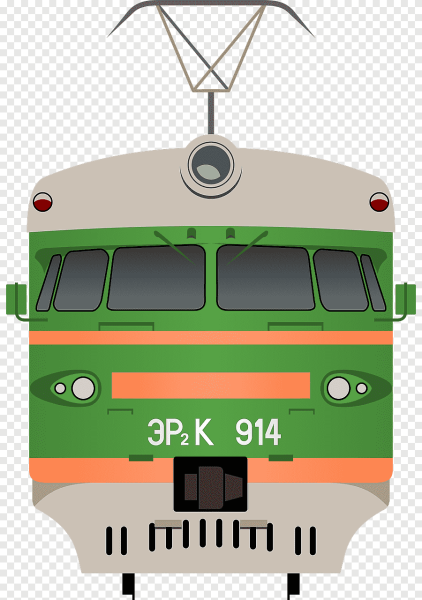 Поезд спереди