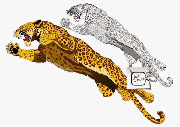 Нарисовать ягуара