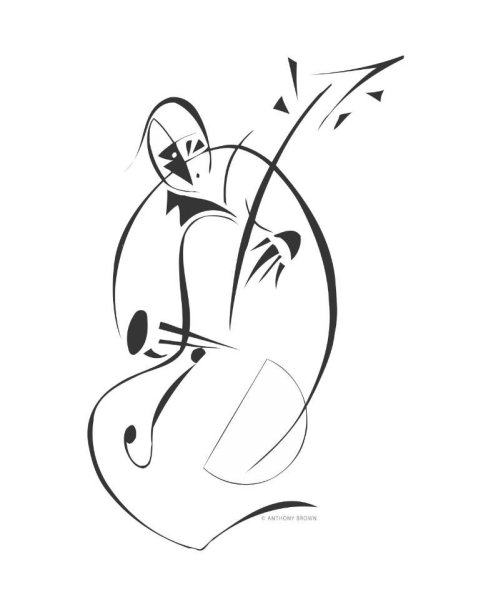 Контрабас раскраска