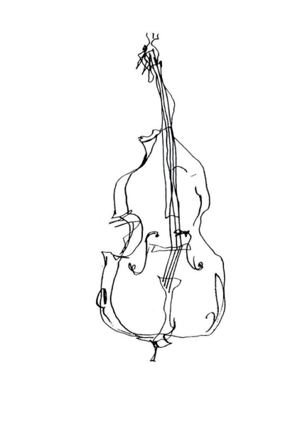 Виолончель раскраска