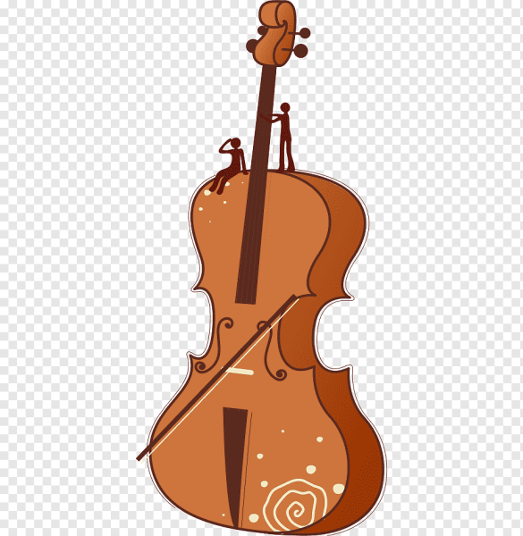 Линия рисование скрипка