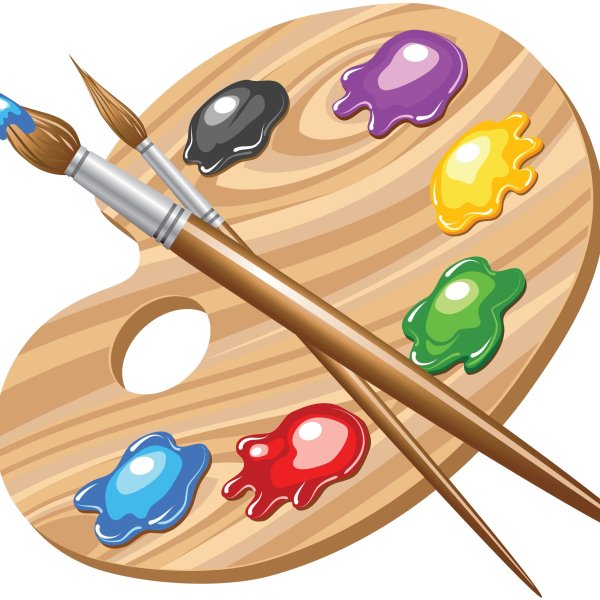 Кисти и краски