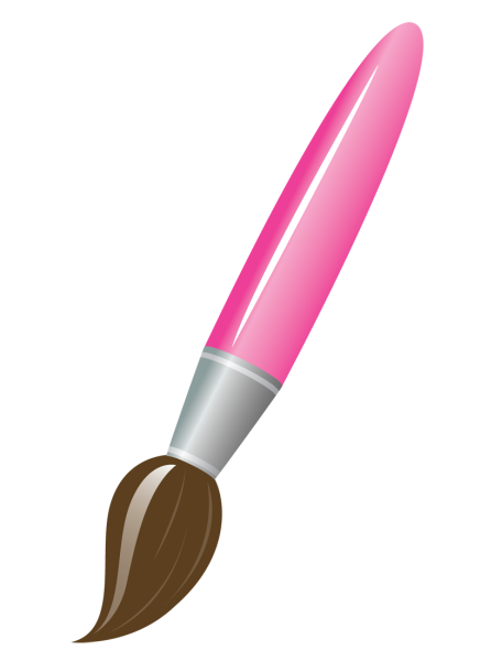 Ребенок с кисточкой