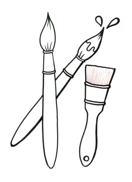 Кисточка для рисования