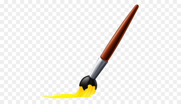 Кисточка на прозрачном фоне