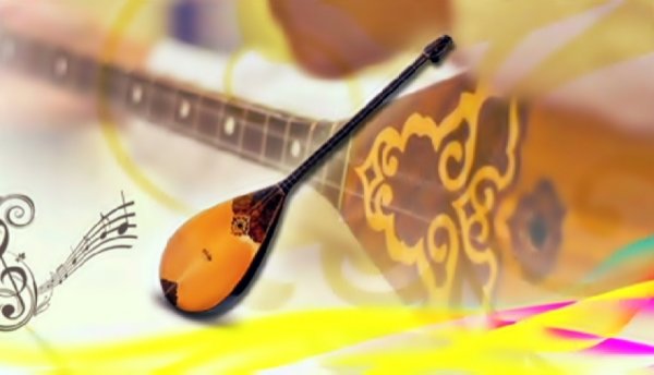 Домбра рисунок для детей