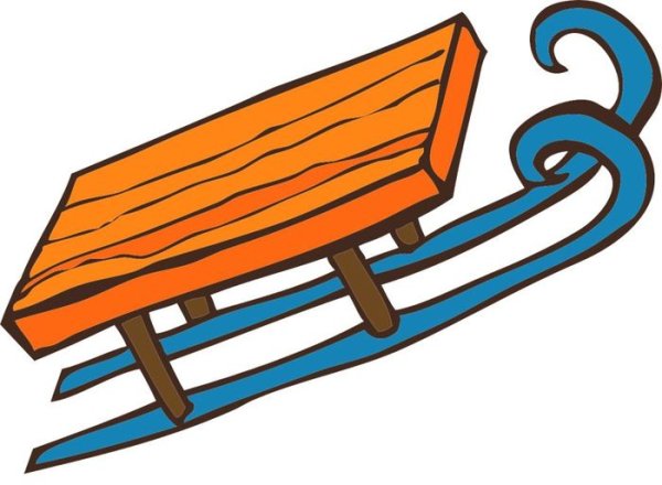 Санки мультяшная