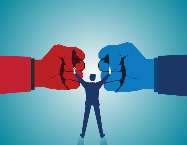 Конфликт иллюстрация