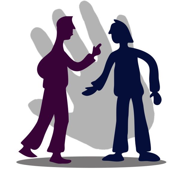 Конфликт на прозрачном фоне