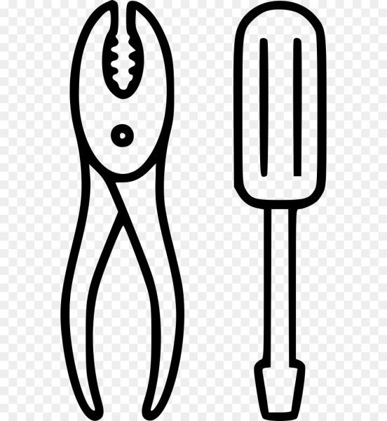 Трафарет отвертка