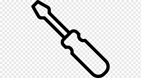 Трафарет отвертка