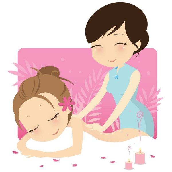 Массаж иллюстрация