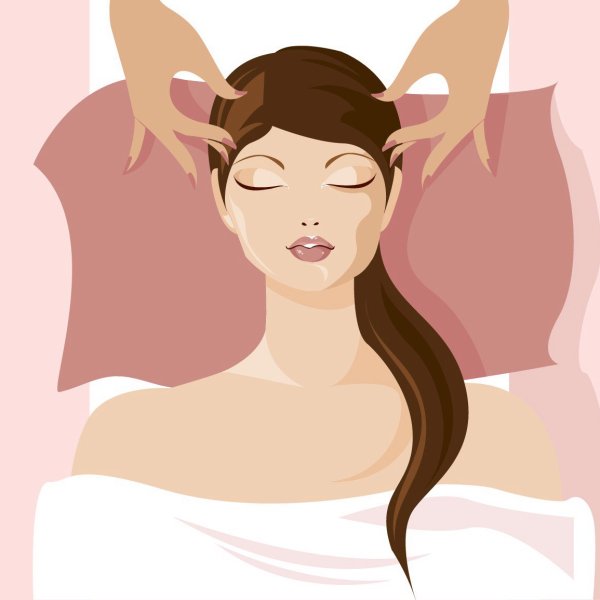 Косметолог иллюстрация