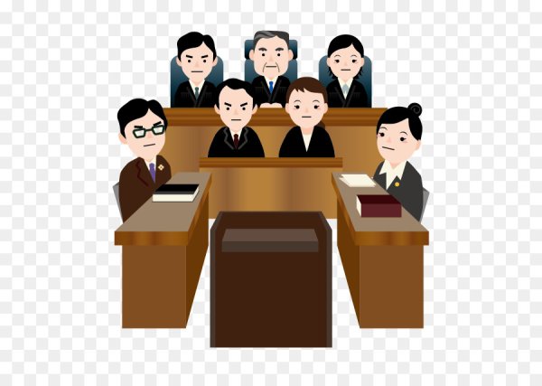 Судебное заседание человечки