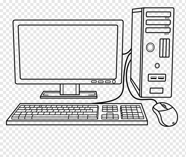 Детские рисунки компьютера