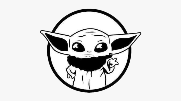 Йода трафарет