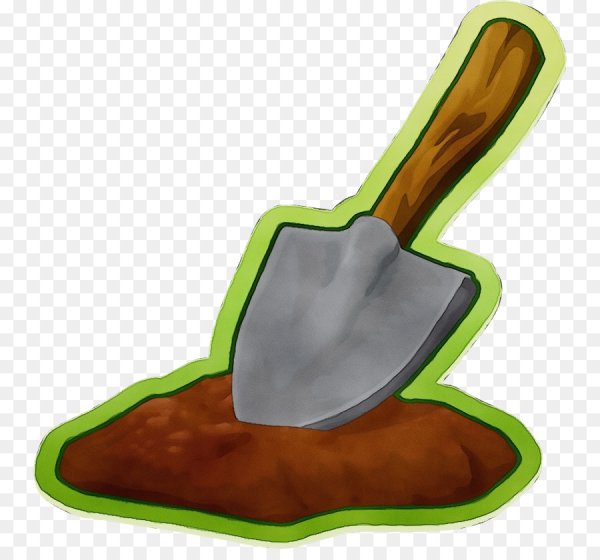 Лопата на прозрачном фоне