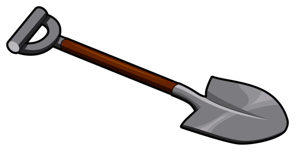 Лопата мультяшная