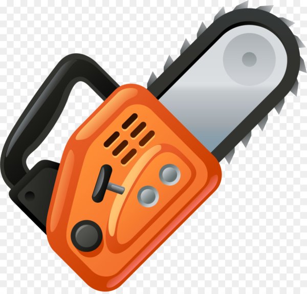 Бензопила векторный