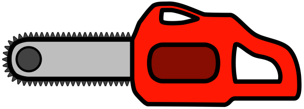 Бензопила рисовать