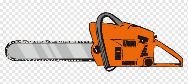 Бензопила мультяшная