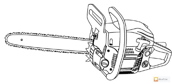 Бензопила штиль вид сбоку