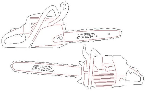 Бензопила штиль вид сбоку