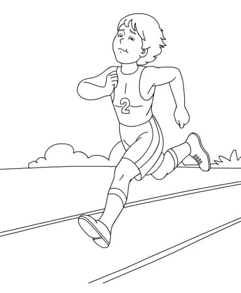 Спорт. Раскраска