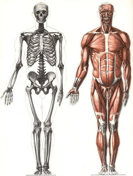 Анатомия скелета человека Баммес