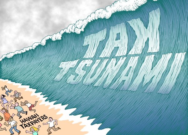 Нарисовать ЦУНАМИ