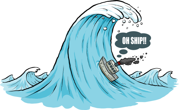 Волна мультяшная