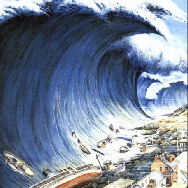 Нарисовать ЦУНАМИ