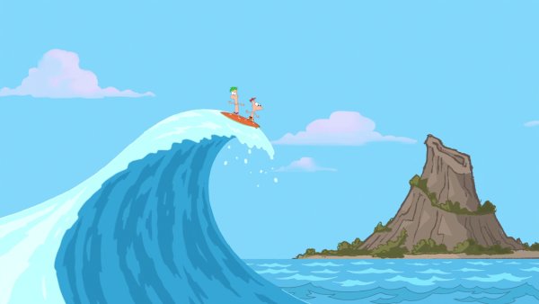 На волне мультик