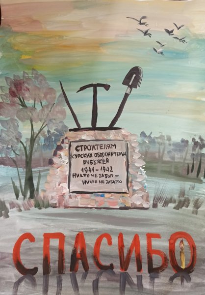 Рисунок Сурский оборонительный рубеж