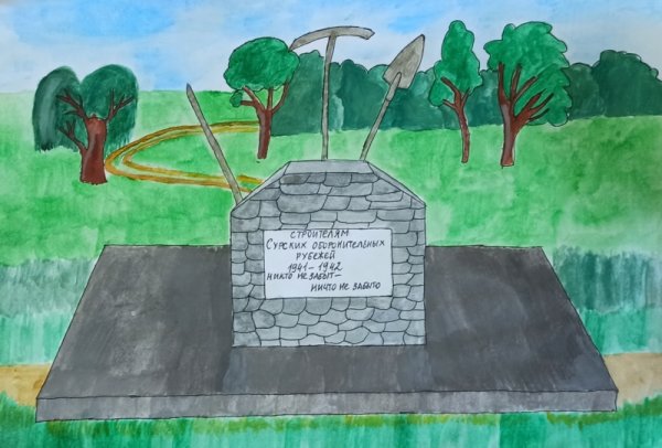 Рисунок Сурский оборонительный рубеж