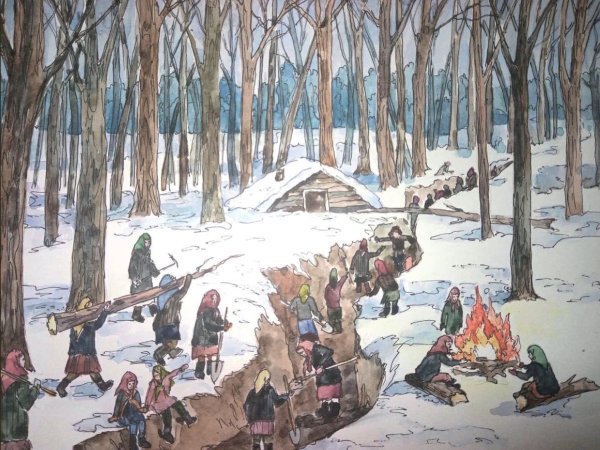 Рисунки Сурского рубежа